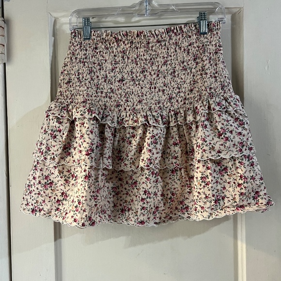 Hyacinth House Floral Steff Mini Skirt Western XS - Picture 5 of 10